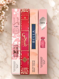 4 Original Arabic Travel Perfumes for Women – 35ml Each