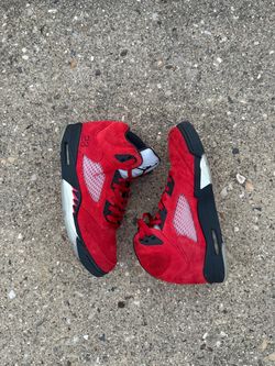 JORDAN 5 RAGING BULL SZ 13 LIGHTLY WORN/NO BOX