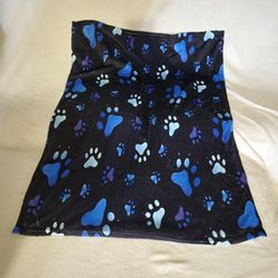 Paw Print Throw Blanket