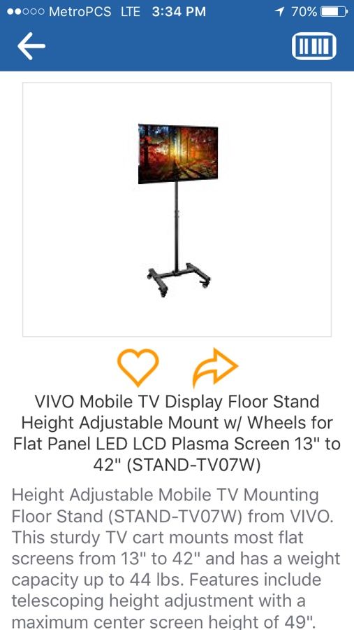 Tv Floor Stand For In Torrance Ca Offerup