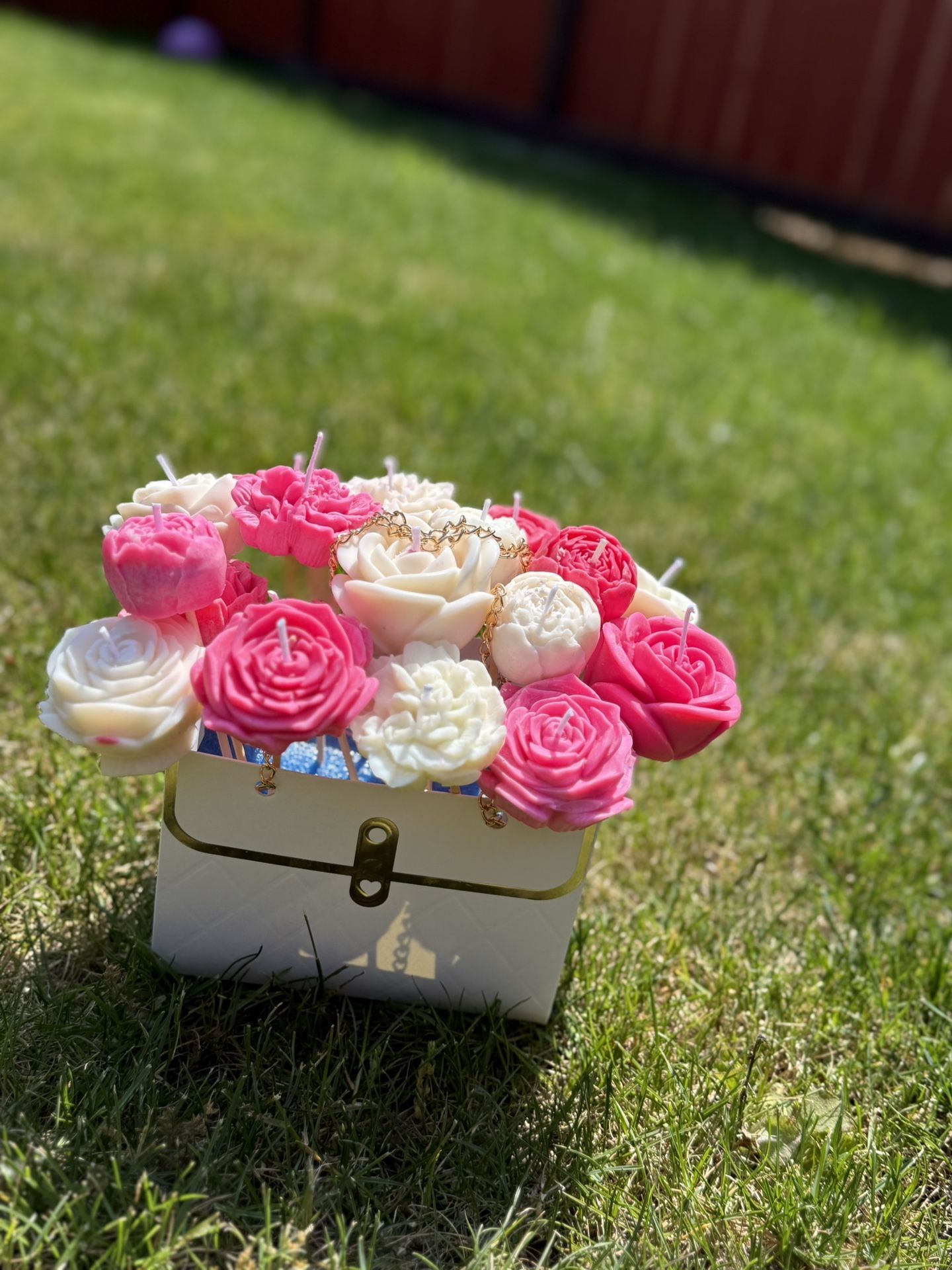 Scented Candle Bouquet