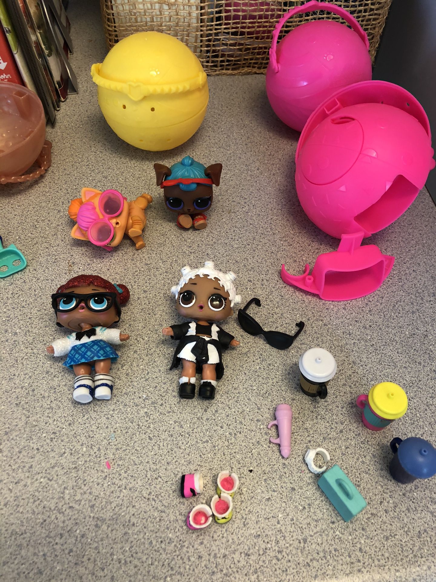 LOL Dolls and Pets 2 each plus few accessories
