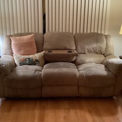 Sofa With Bed And Cup holder Features