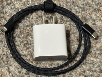 Apple USB C Fast Charger & Braided Lightning Cable
