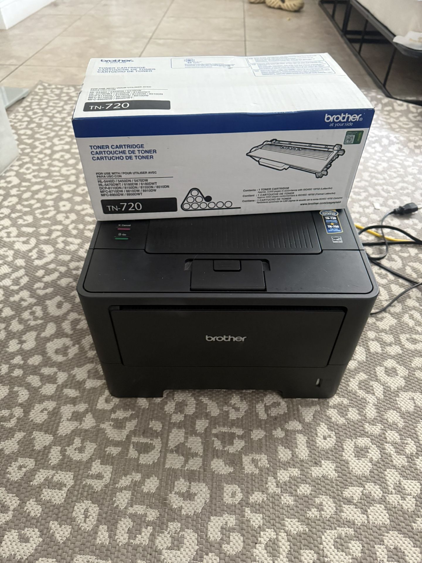 Brother HL 5450DN Lazer Printer with extra toner 