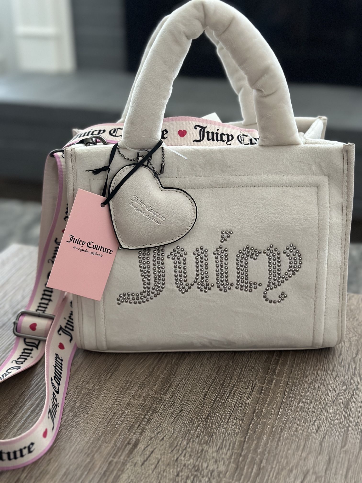 Juicy Couture Extra Spender Velour Mini Tote Bag Viral 