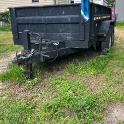 6x12 Dump Trailer Does Need A Weld On Doors One Of My Guys Dump While They Weren’t All Way Back