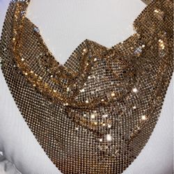 Gold Chain Sequence Link Necklace