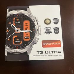 NEW KOSPET T3 ULTRA MENS SMART WATCH RUGGED DESIGN MILITARY GRADE WATER PROOF 