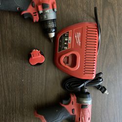 Milwaukee, M 12 Brushless, Hammer Impact Driver Set