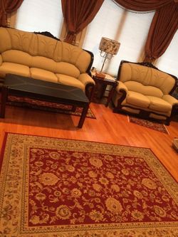 Sofa set high-end quality Italian leather