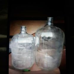 Vintage Glass Water Bottles  Great For Doomsday Preppers And Survivalist 