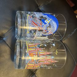 Vintage Disney 25th Anniversary Glasses