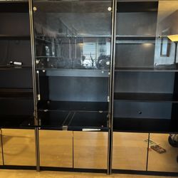 3pc wall unit with storage 