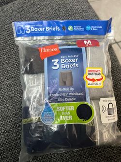 New Hanes Boxers Briefs 10-12