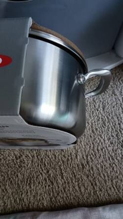 OXO Tri-Ply Stainless Steel Stock Pot 5.2 QT With Lid Brand New