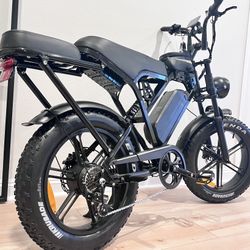 Brand New Adult Electric Bike 1500W Peak, 48v, 15ah Battery, 20in Tires, 32mph, Twist Throttle 