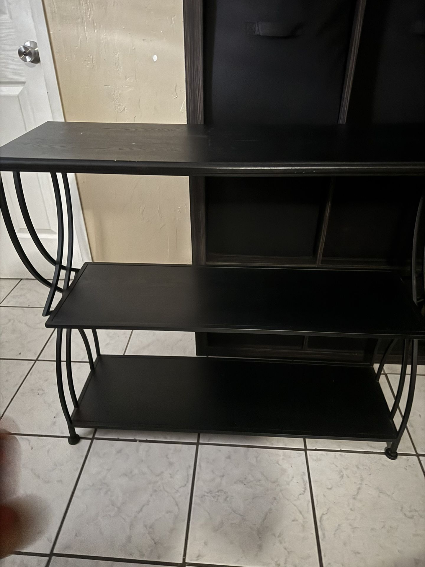 FREE black console  table