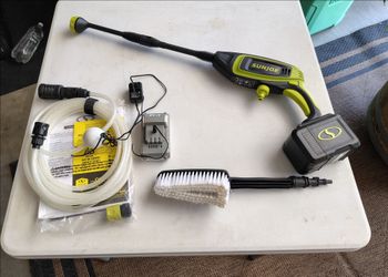 Sun joe power cleaner cordless power washer