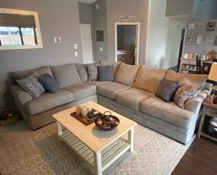 Large Gray Sectional Sofa, Great Condition, $750 OBO