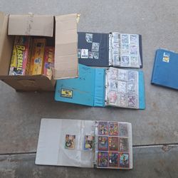 Baseball, Football, Marvel Cards