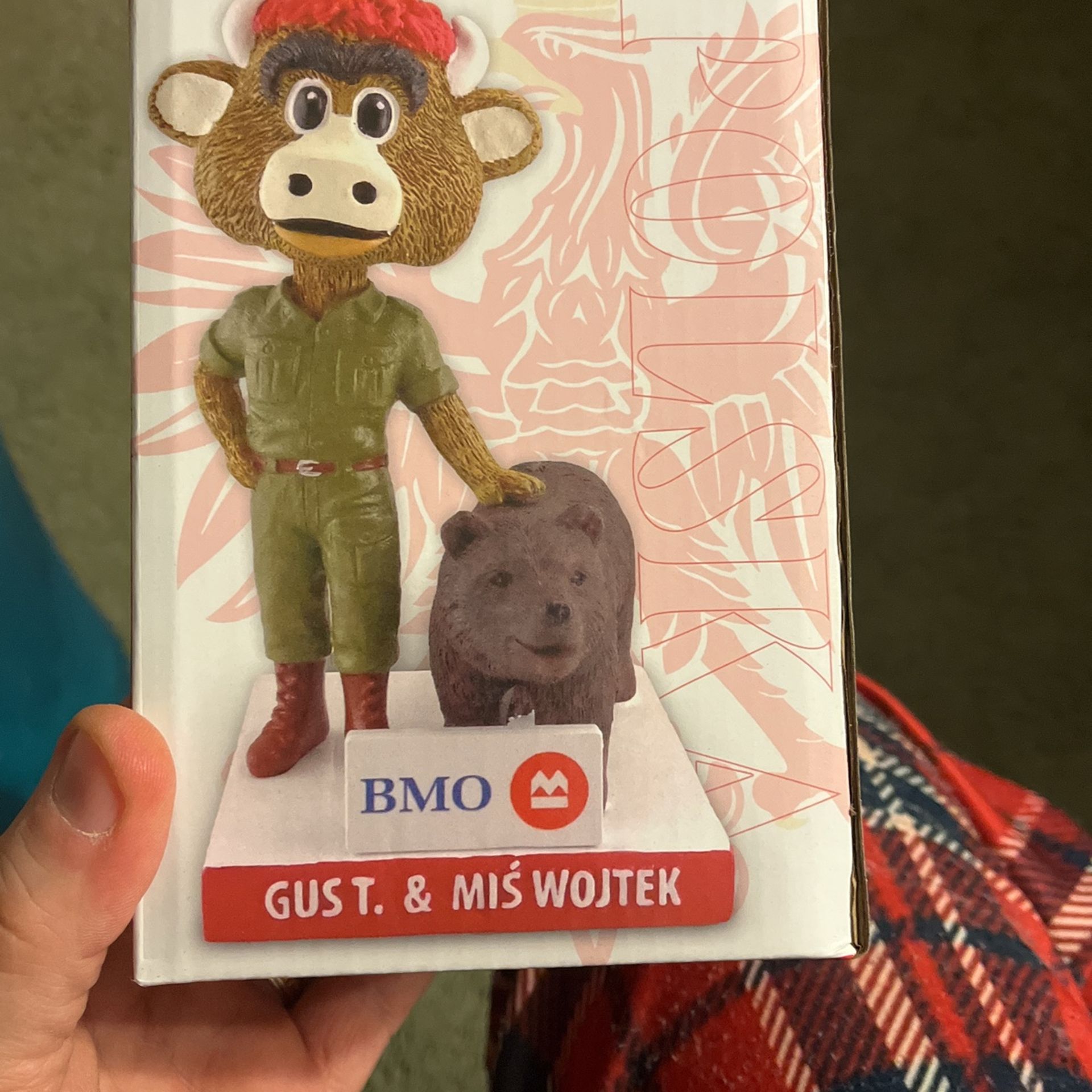 Gus T Bulls And Mis Wojtek Bobblehead Polish Night Chicag