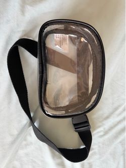 Clear Belt Crossbody Bag