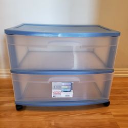 Sterilite Rolling Storage Cart Container 