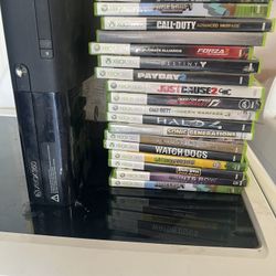Xbox 360 E W/games $130 Obo