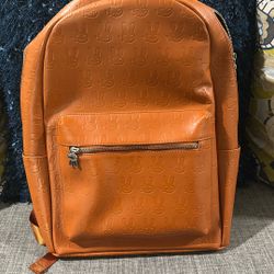 Dr Zodiak Limited Edition Leather Backpack In Camel Color