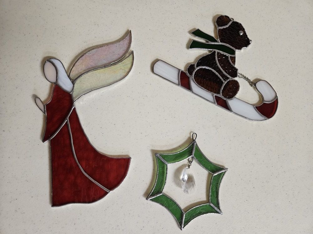 Gorgeous Stained Glass Set - 3 Items