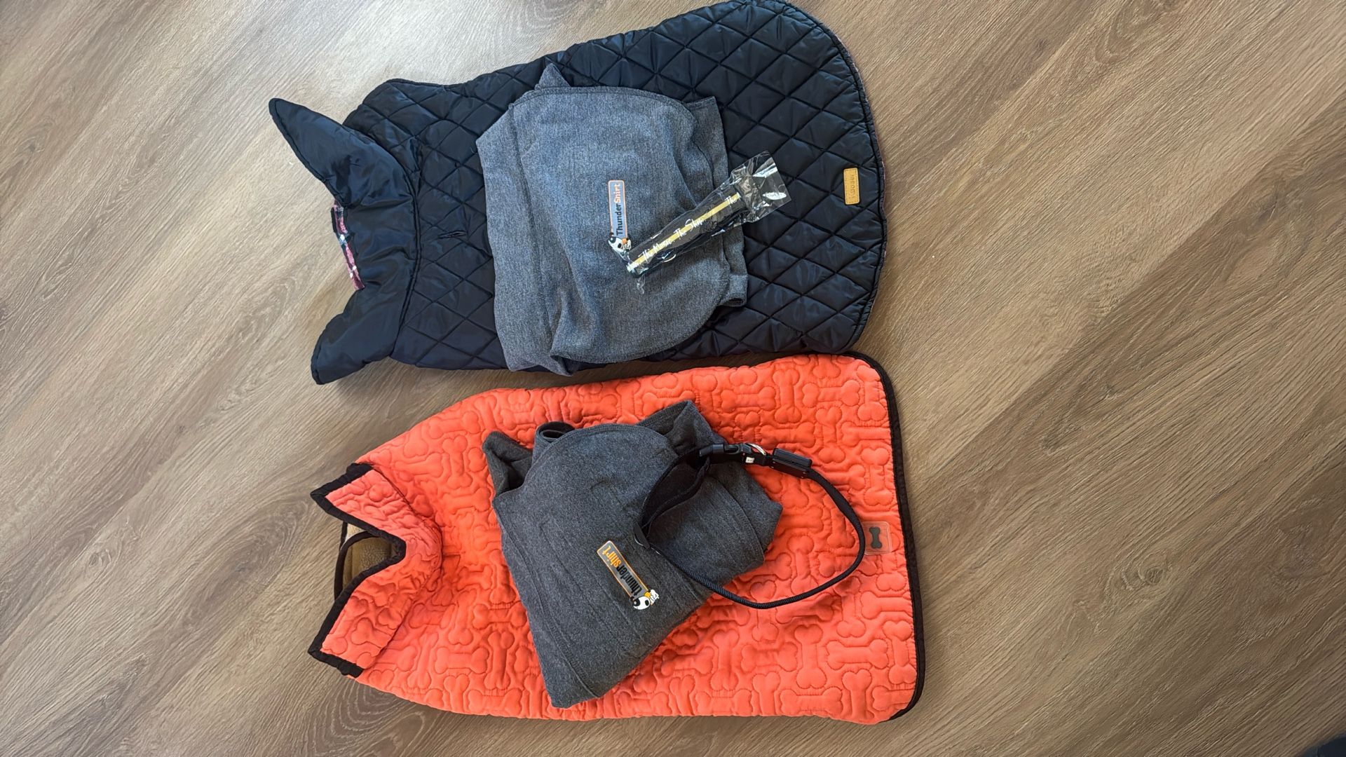 Dog Bundle Thunder Shirts+Jackets+Collars+Harness+Water Dispenser