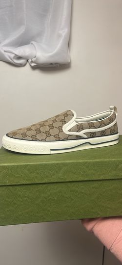 Gucci Tennis 1977slip-on ‘beige Ebony ‘ 