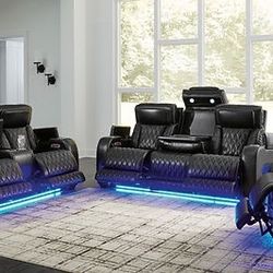 Power Reclining  Sofa And Loveseat 