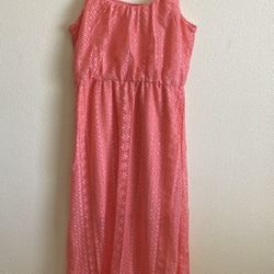 Coral Sundress- Girls M