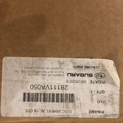 Genuine Subaru BBS Wheel