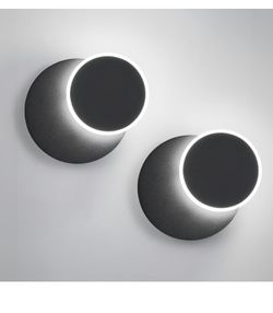 Led Black Wall Scones 