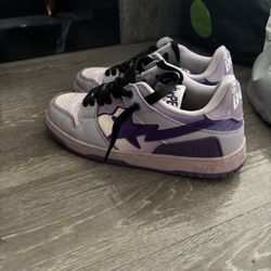 Purple Bape Sk8 Sta