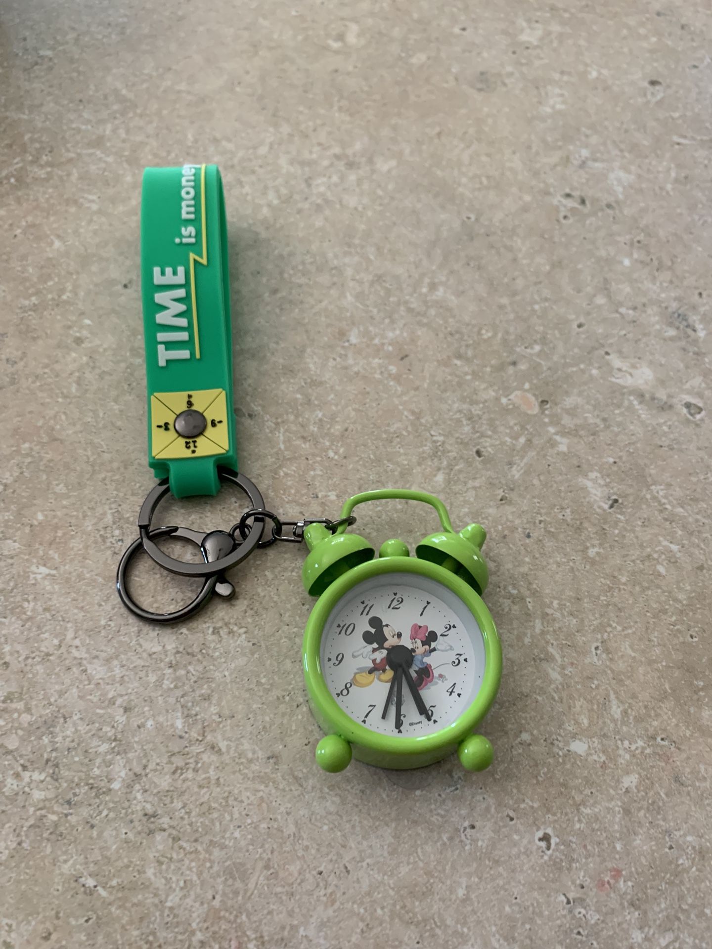 Mickey' mouse alarm clock Keychain