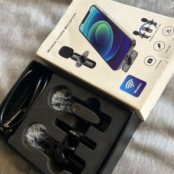 Wireless Microphone Support 1 To 2 Mics For Lighting Port Devices Like iPhones 