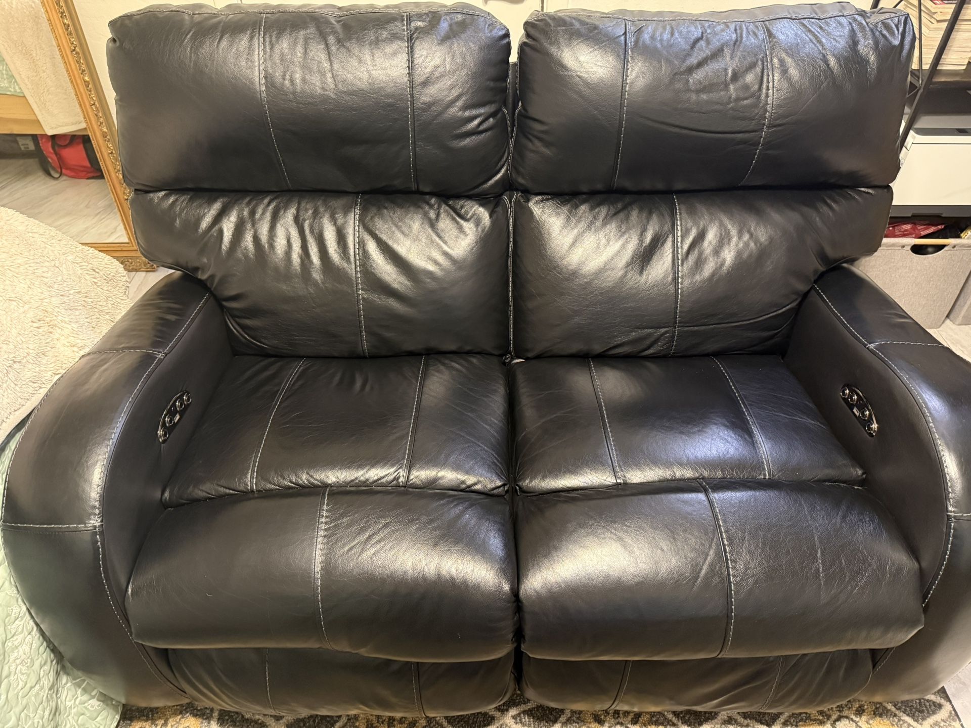 Black Reclining Couch, Electric
