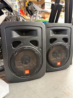 JBL EON G2 10 inch speakers