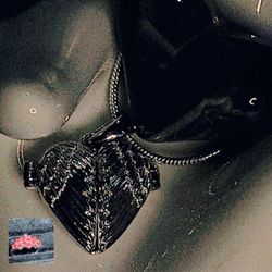 CHECK OUT THIS MEANINGFUL,*MESSAGE* WITHIN A STERLING *LOCKET* PENDANT.  18" STERLING CHAIN.