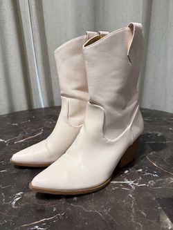 White Boots Size 9