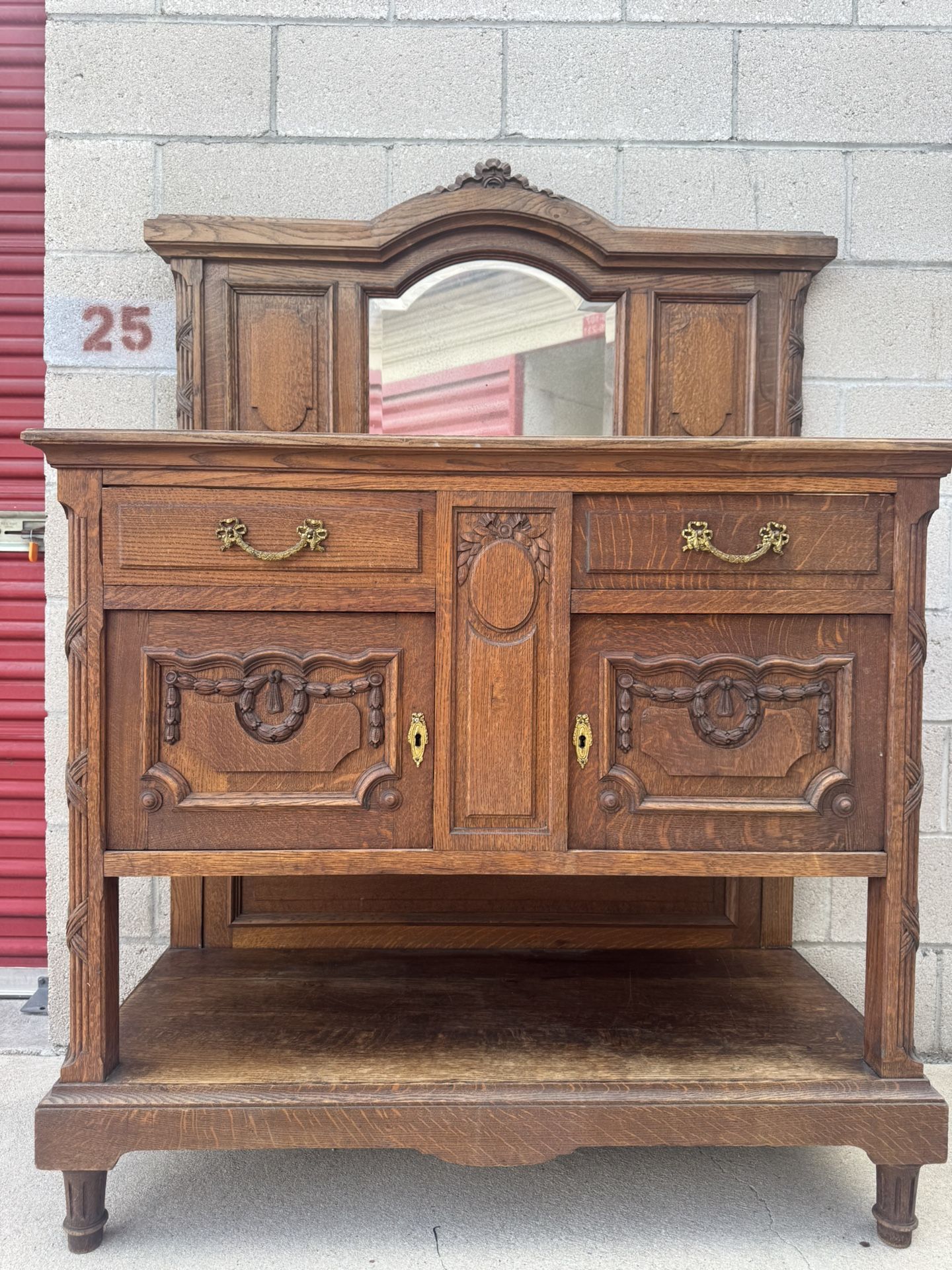 19th Century Carved Sideboard
