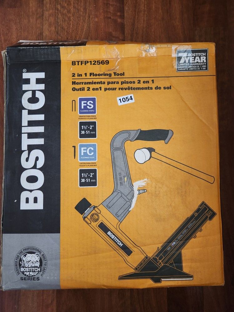 New Bostitch BTFP12569 2 in 1 Flooring Tool 1-1/2" to 2"