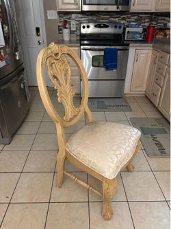 Wood dining room chairs