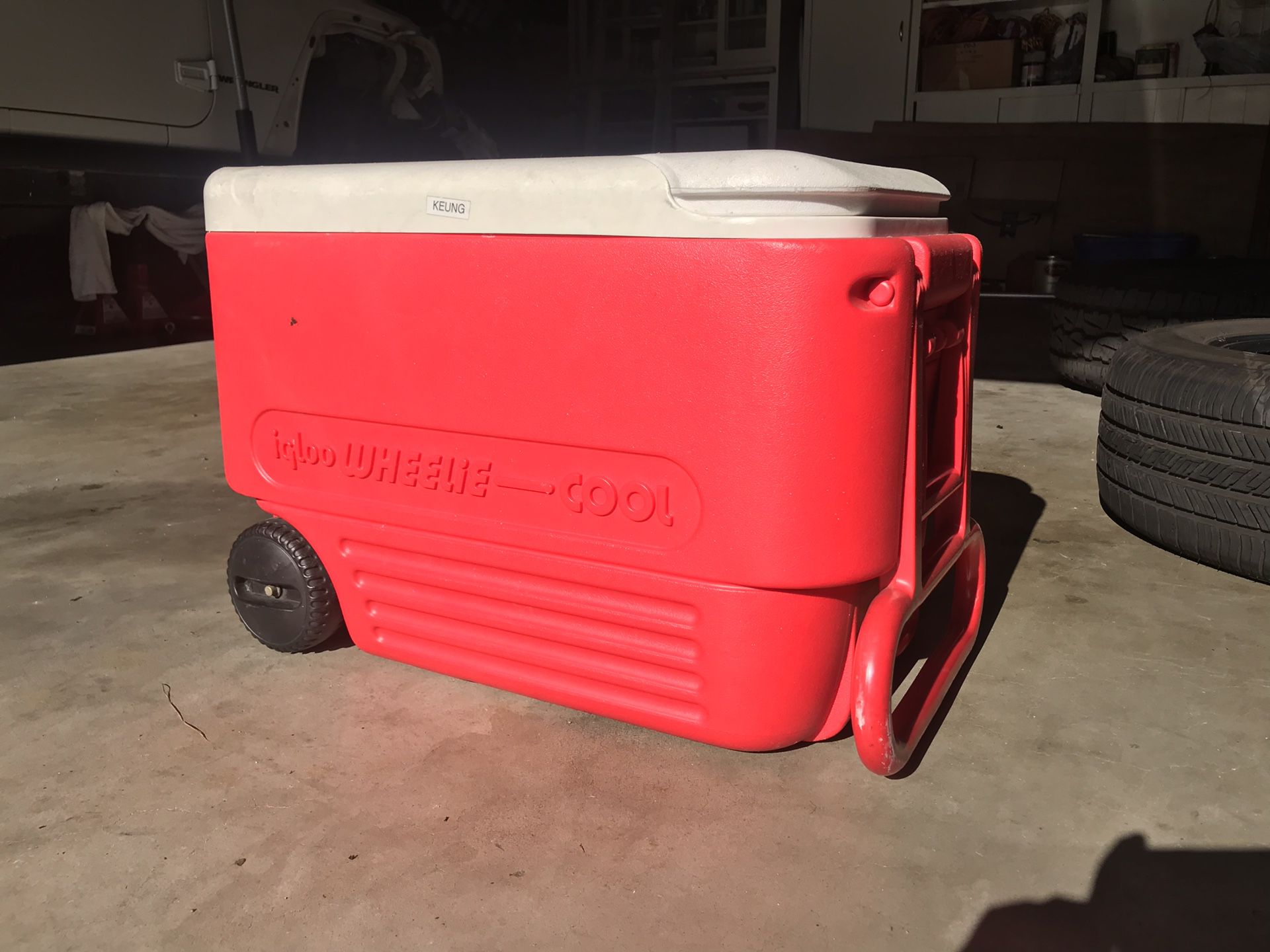 Ice chest cooler