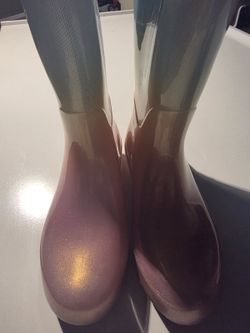 Big kid girl rain boots