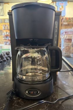 Black 5-Cup Drip Coffee Maker